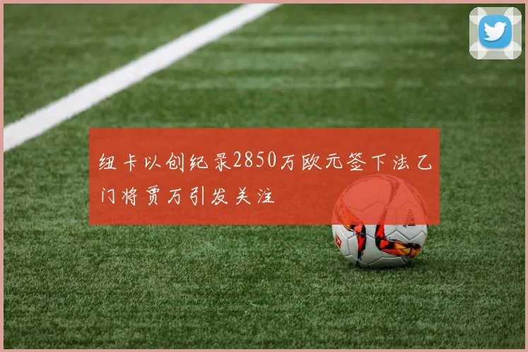 纽卡以创纪录2850万欧元签下法乙门将贾万引发关注